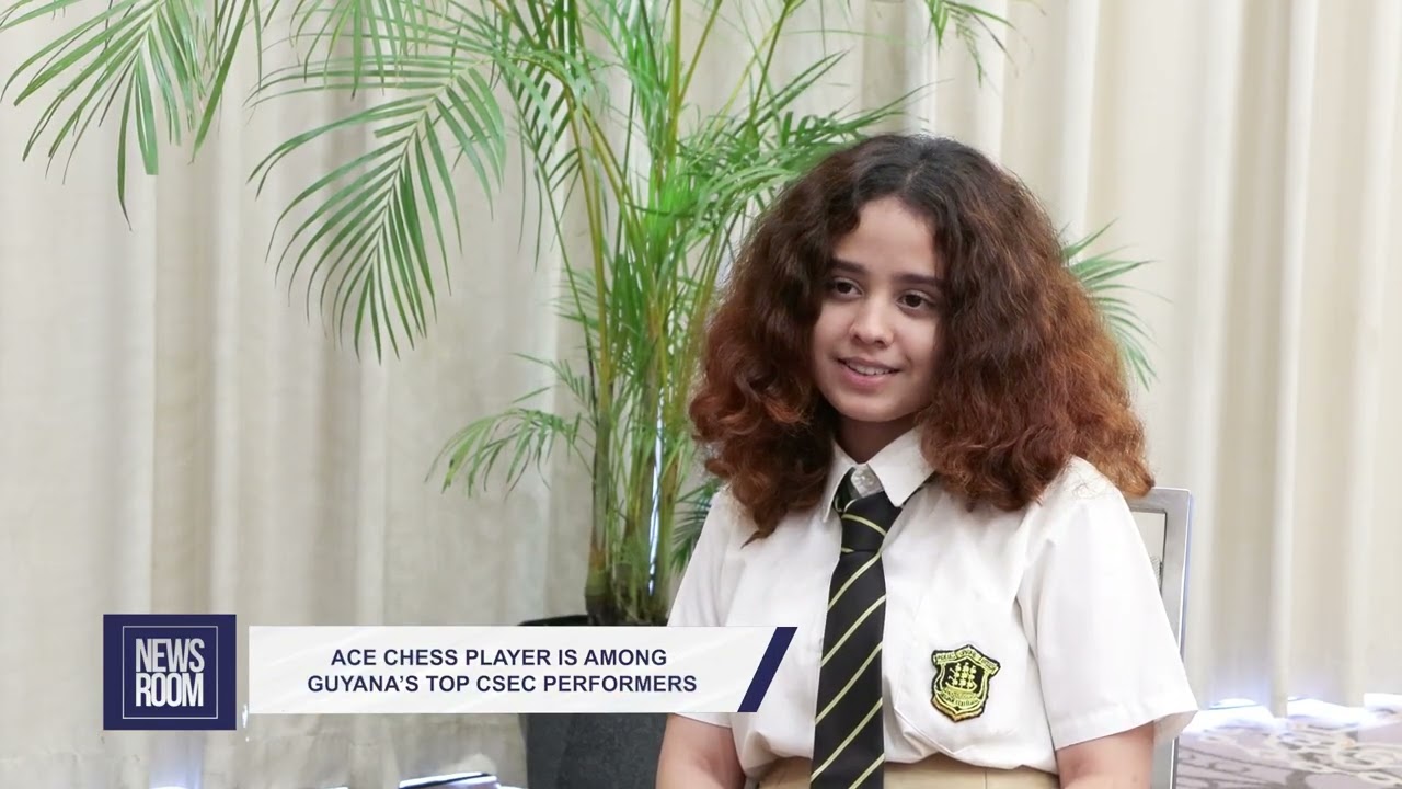 ACE CHESS PLAYER IS AMONG GUYANA’S TOP CSEC PERFORMERS