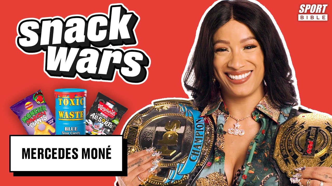 AEW Wrestler Mercedes Moné Rates British & American Food | Snack Wars