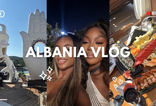 ALBANIA VLOG ♡! – prep/shopping with me LDN, beach clubs, dinners + much more! a time was had…