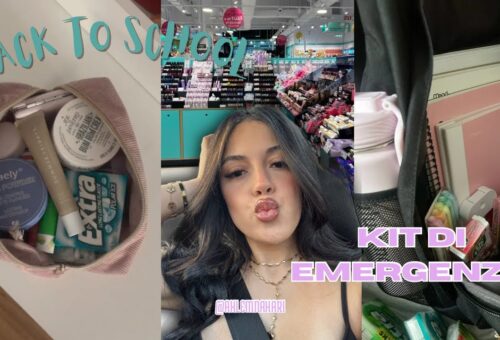 BACK TO SCHOOL EMERGENCY KIT👩‍🏫🧴🌸🧼