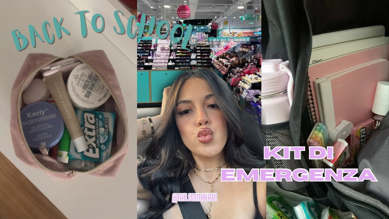 BACK TO SCHOOL EMERGENCY KIT👩‍🏫🧴🌸🧼