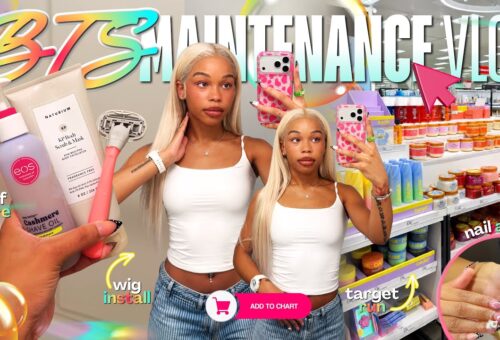 BACK TO SCHOOL MAINTENANCE VLOG ✰| COLLEGE FRESHMAN PREP | target run, wig install, nail appt, etc!