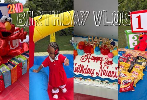 CELEBRATING NAIARI’S 2ND BIRTHDAY , GET READY WITH US + ELMO THEME PARTY
