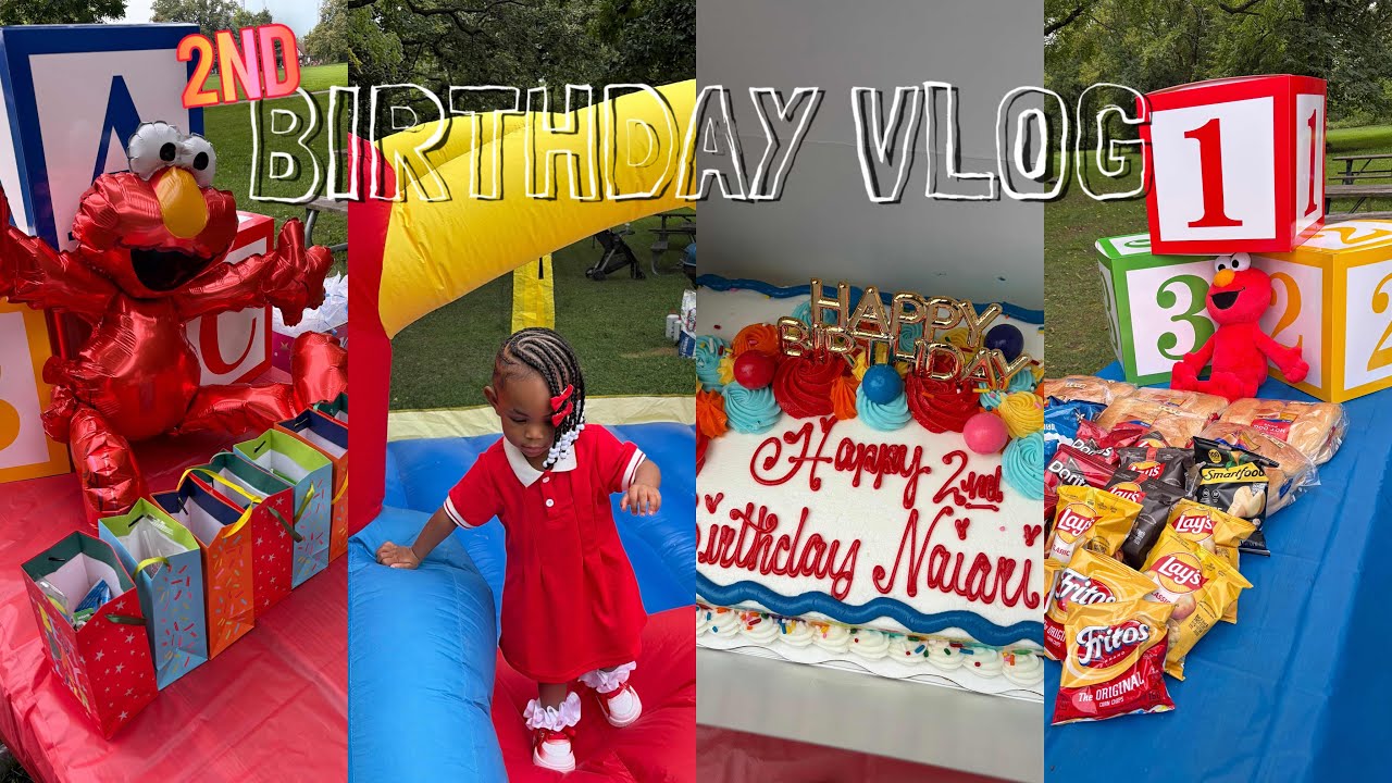 CELEBRATING NAIARI’S 2ND BIRTHDAY , GET READY WITH US + ELMO THEME PARTY