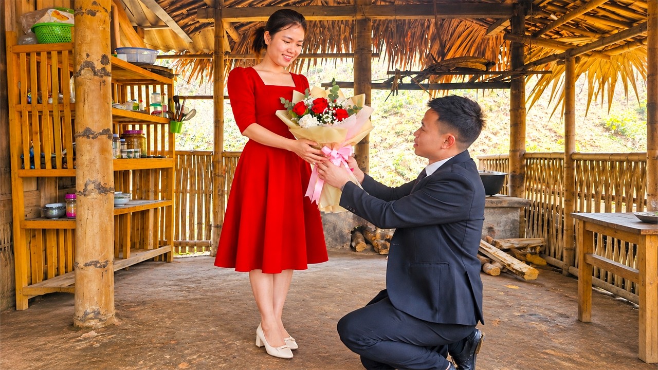 CEO Hung Surprises Me with Flowers on Our Anniversary – Cooking a Delicious Family Meal