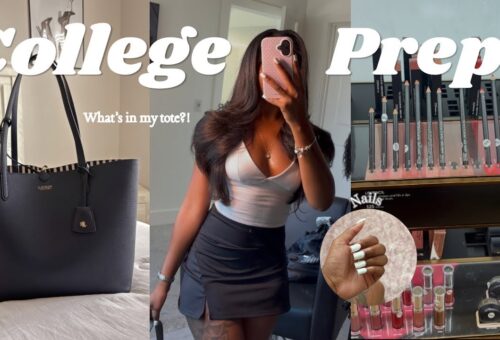 COLLEGE Maintenance vlog | senior year edition, grwms, hair appt, nails, whats in my tote