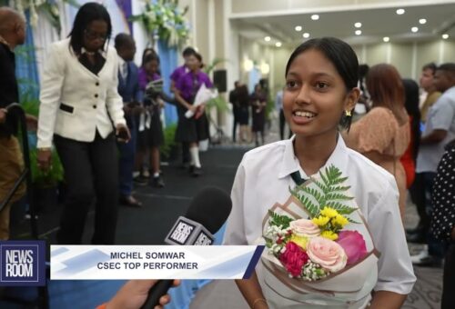 EMOTIONS RUN HIGH FOR CSEC TOP PERFORMERS