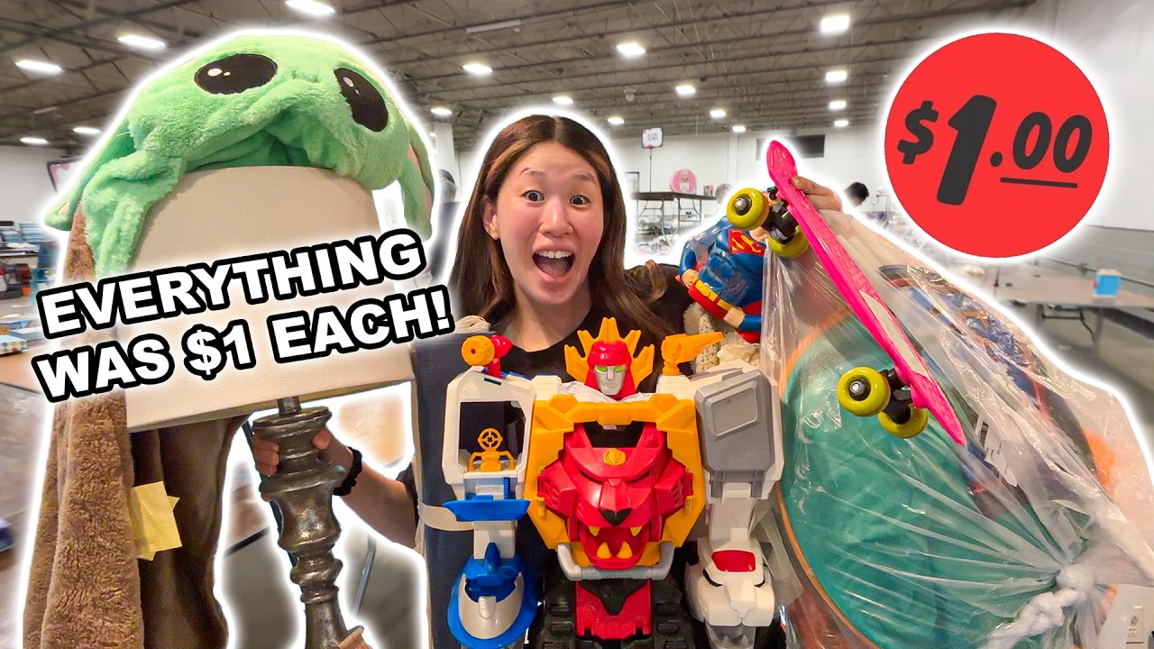 Everything was $1! (I got 46 items for $48!)