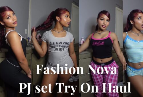 Fashion Nova PJ Set Haul