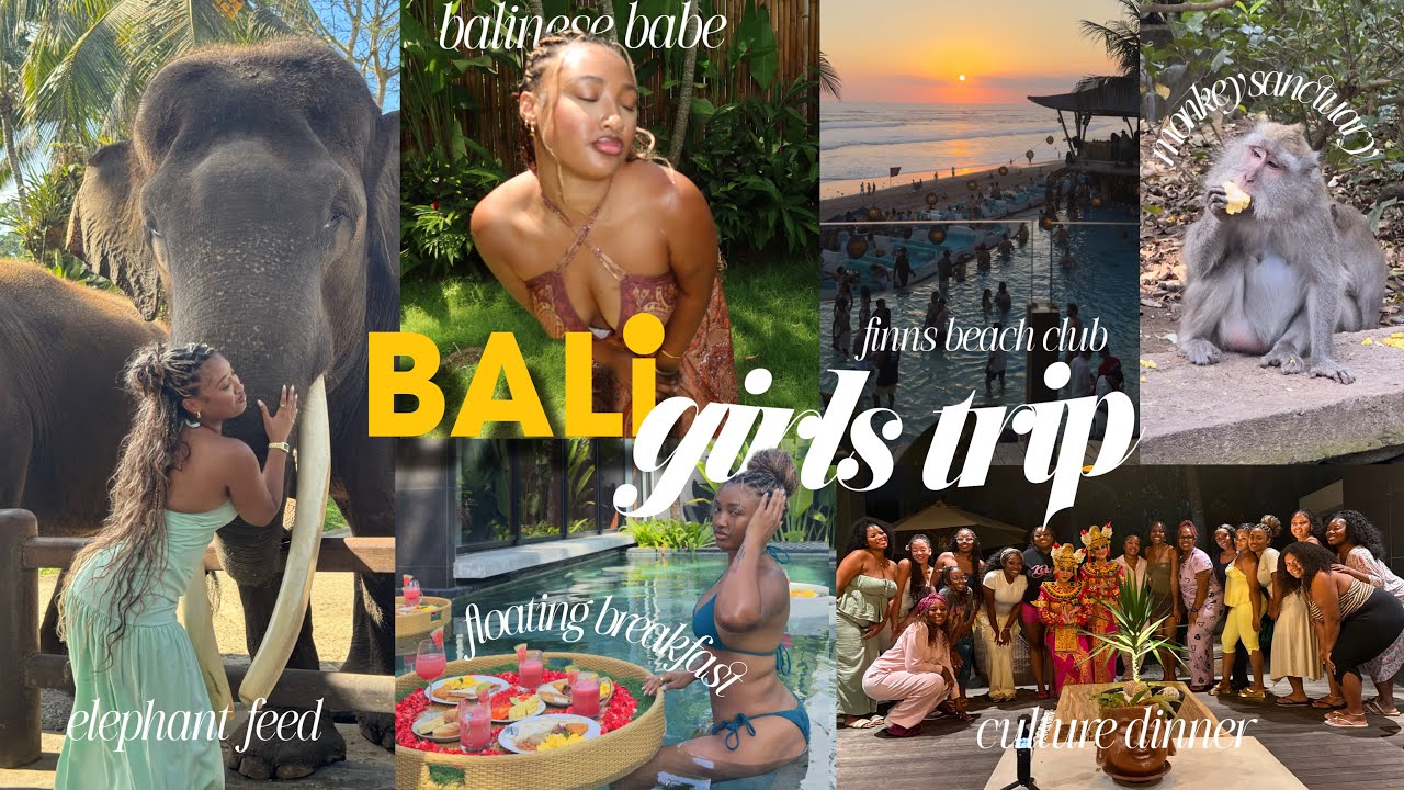 I HOSTED A GROUP TRIP TO BALI & WE HAD A BALL 🇮🇩 ELEPHANT DAY, BEACH CLUB VIBES + @valuejada