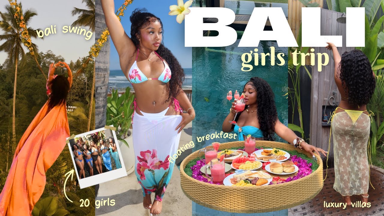 I HOSTED MY FIRST INTERNATIONAL GIRLS TRIP IN BALI 🇮🇩 | Luxury Villa, Beach Clubs, Excursions, +etc