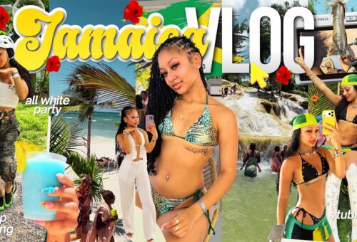Jamaica Vlog: party, horseback riding, hiking waterfall, zip lining, bamboo rafting, tubing, etc