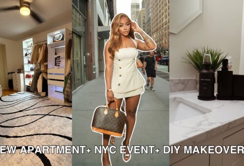 My Most Rewarding DIY Yet | NYC Event, Apartment Decor + Closet Transformation