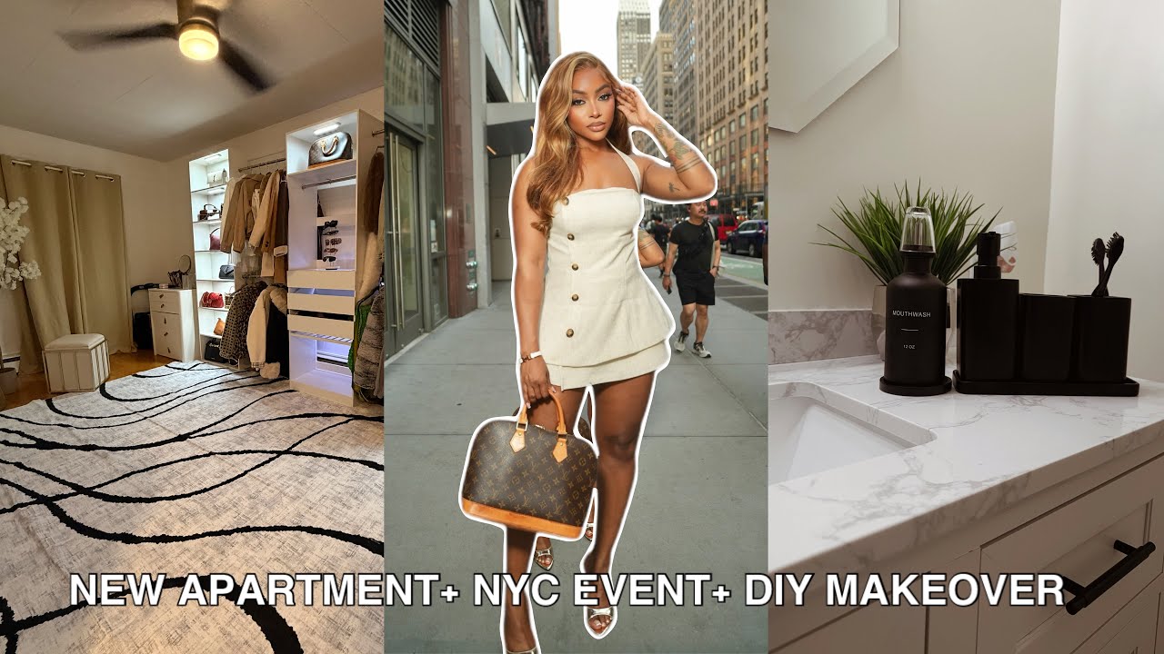 My Most Rewarding DIY Yet | NYC Event, Apartment Decor + Closet Transformation