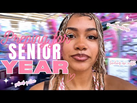prepping for SENIOR YEAR 🎀 | id photo, pack my bag, first day outfit