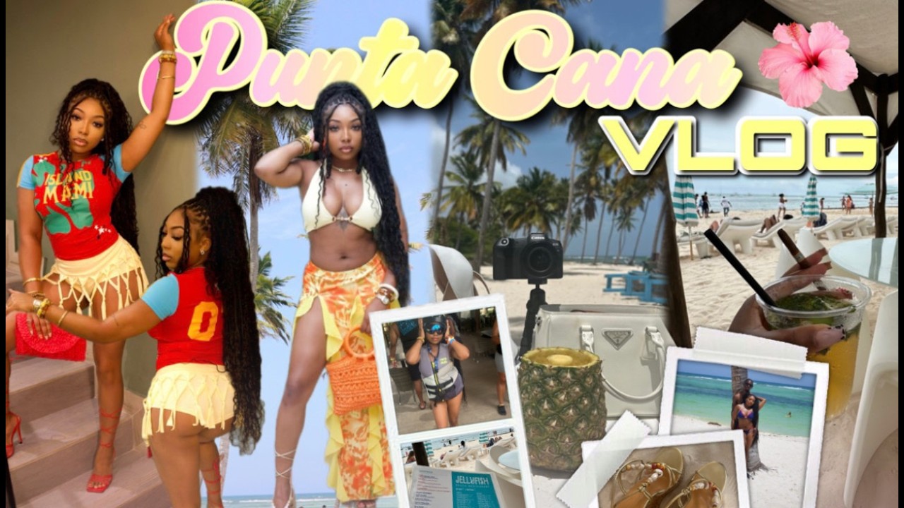 PUNTA CANA TRAVEL VLOG | Saona island + Couples beach message + Trying Mofongo + More | Shalaya Dae