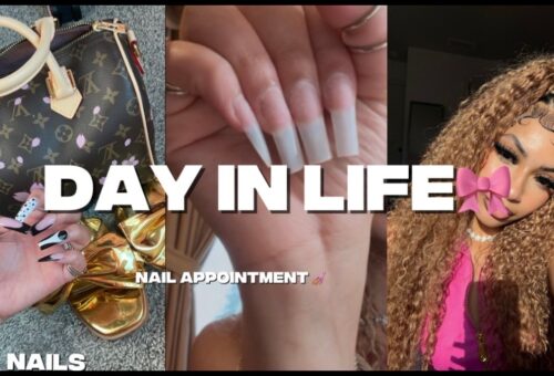 Quick grwm in the bathroom + got my nails done