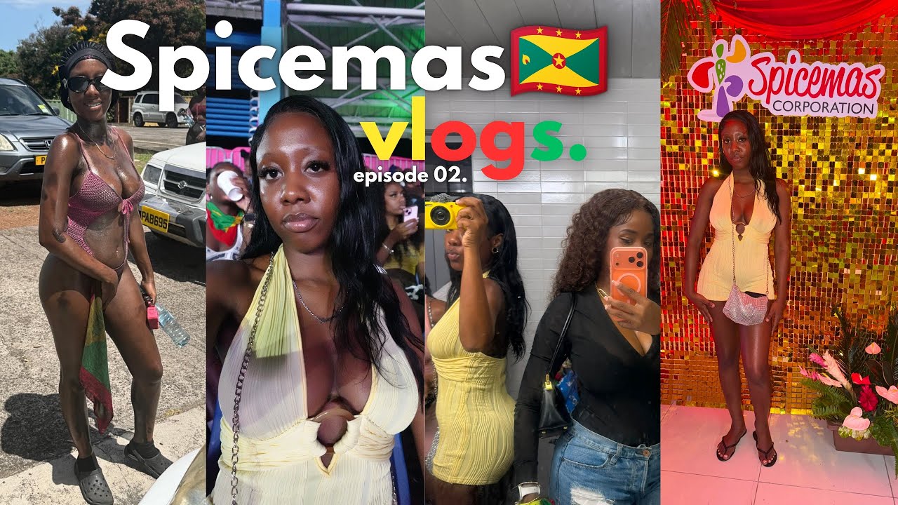 spicemas 🇬🇩 vlog: grenada carnival weekend, soca monarch, pure white, monday jouvert in St. George’s