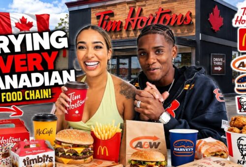WE TRIED EVERY CANADIAN FAST FOOD CHAIN!!