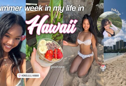 week in my life in Hawaii °.🐚⋆❀°🫧 just girly summer things
