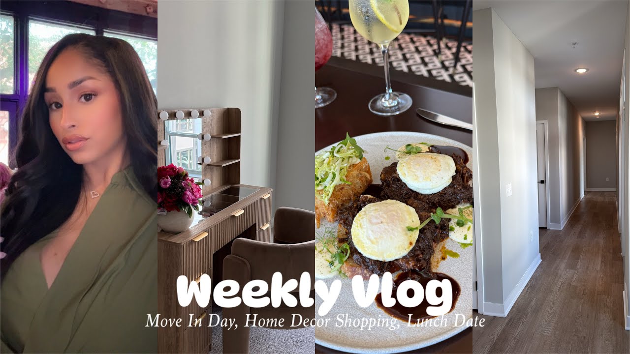 Weekly Vlog | Move In Day, Home Decor Shopping, Putting Myself First & More