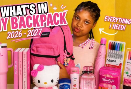 What’s in my back pack 🎀🎀🇯🇲/what’s in my emergency kit 🎀🎀🇯🇲 as a Jamaican highschooler🇯🇲